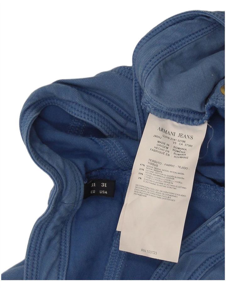 Damskie jeansy Armani Cropped W31 L26 Niebieski Modal