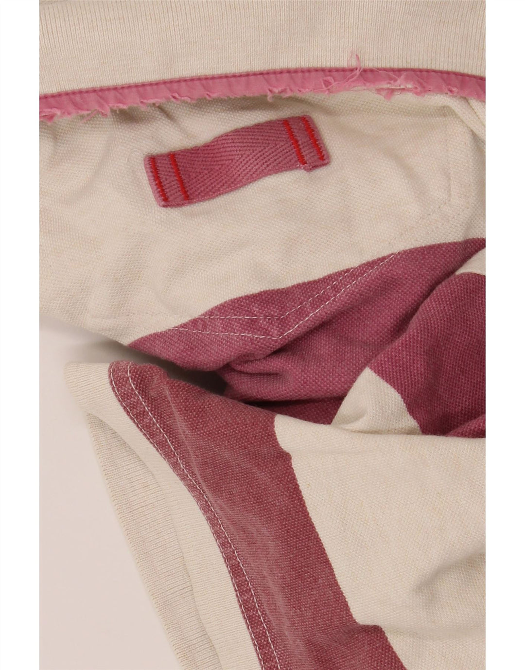 Męska koszulka polo Fat Face XL, bordowa, bawełniana w paski