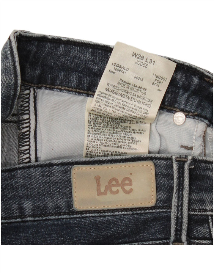 Damskie jeansy Lee Jodee Skinny W28 L31 Granatowe, bawełniane