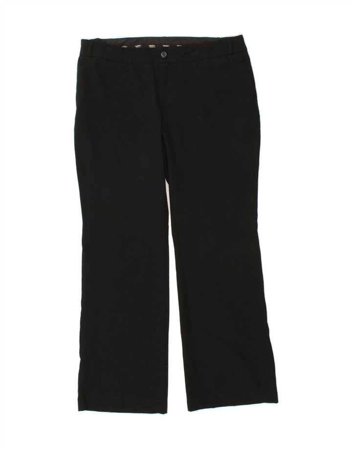 MOSSIMO Womens Bootcut Casual Trousers US 14 XL W34 L32 Black Polyester Vintage Mossimo and Second-Hand Mossimo from Messina Hembry 