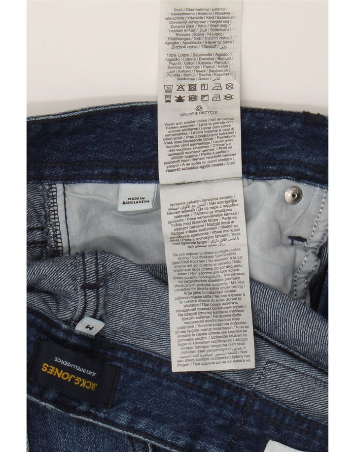 Męskie spodenki jeansowe Jack & Jones o regularnym kroju, średnie W32, niebieska bawełna