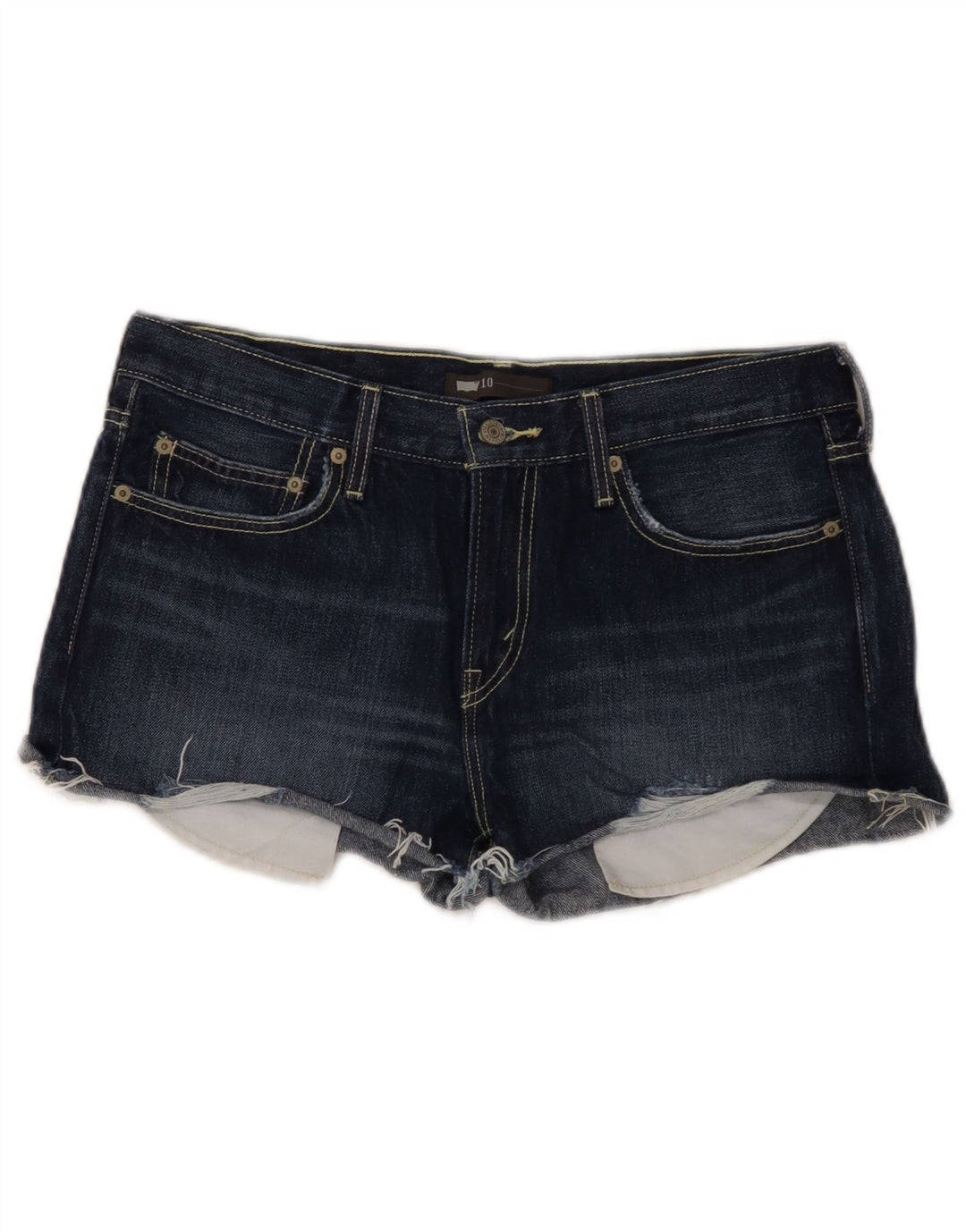 Damskie spodenki jeansowe Levi's US 10 Large W34 Granatowa bawełna