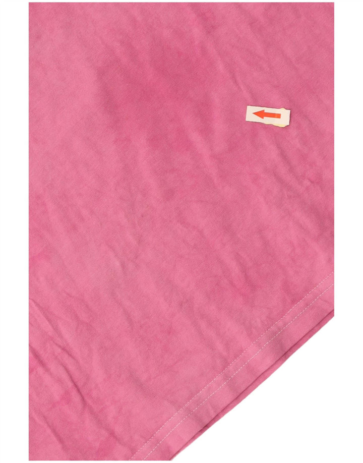 Damska koszulka z grafiką REEBOK Top UK 18 XL, różowa bawełna