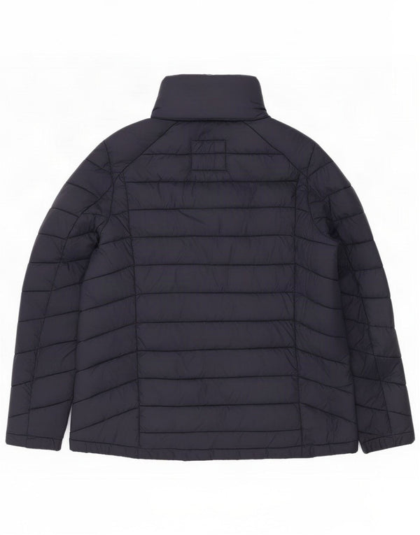 Damska ocieplana kurtka z kapturem i kapturem Fat Face UK 18 XL Granatowa Nylon