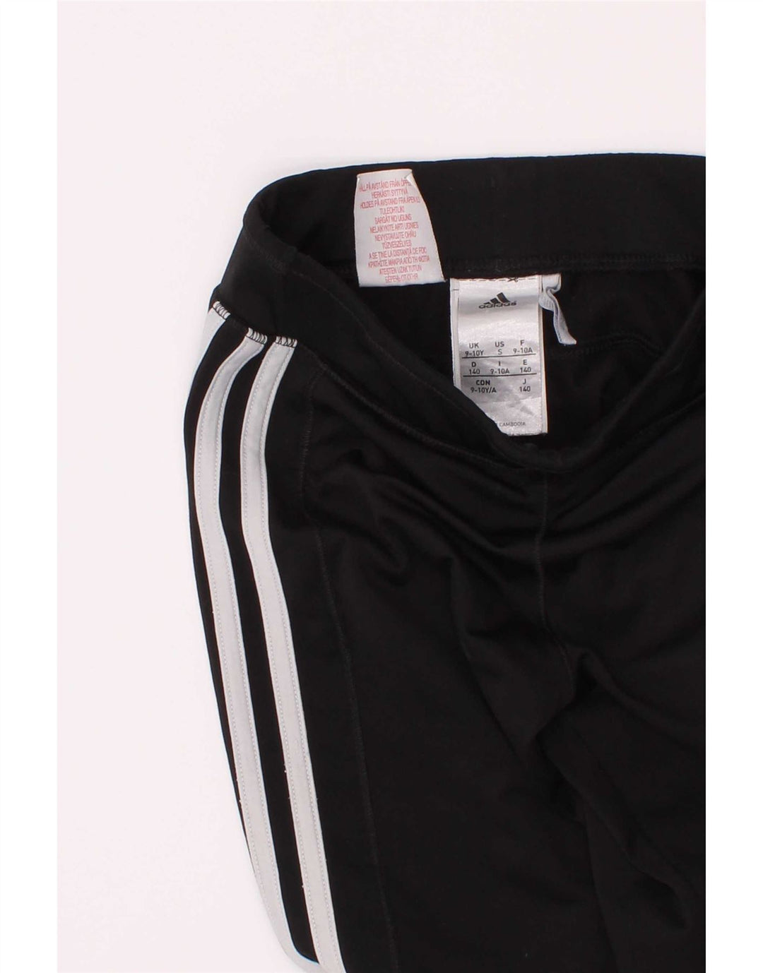 Legginsy dziewczęce ADIDAS 9-10 lat, czarny poliester