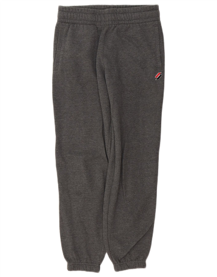 Damskie spodnie dresowe SUPERDRY Joggers UK 8 Small, szara bawełna