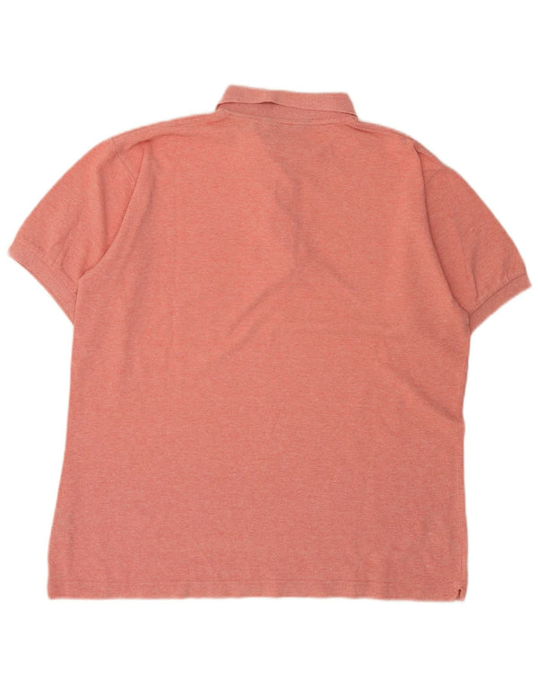 Kappa Mens Polo Shirt Large Pink Cotton