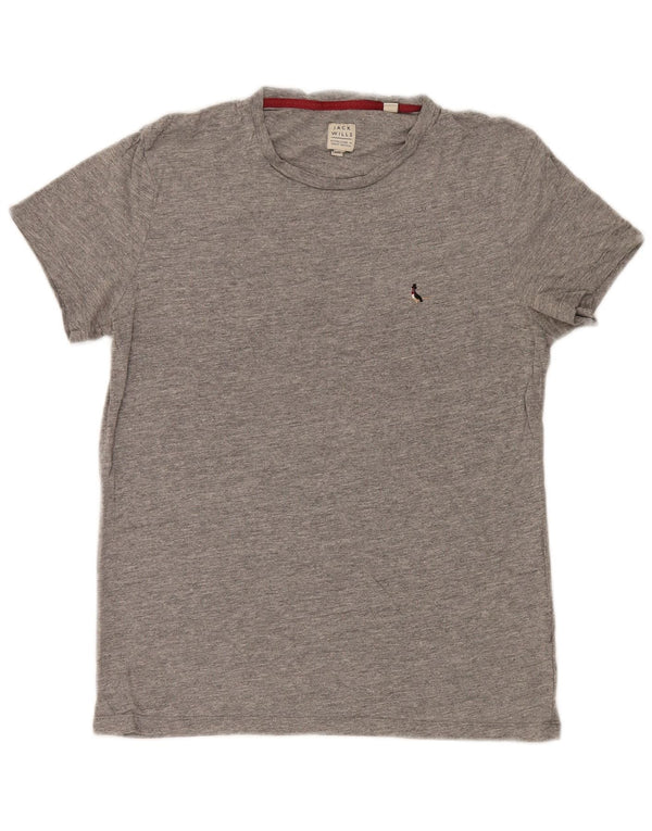 T-shirt męski Jack Wills Top 2XS, szara, nakrapiana bawełna