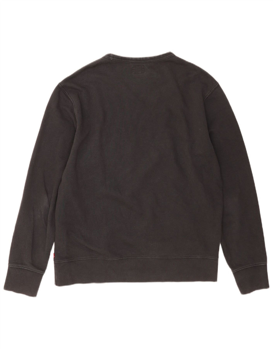 Męska bluza z grafiką Levi's, średnia czarna, bawełniana