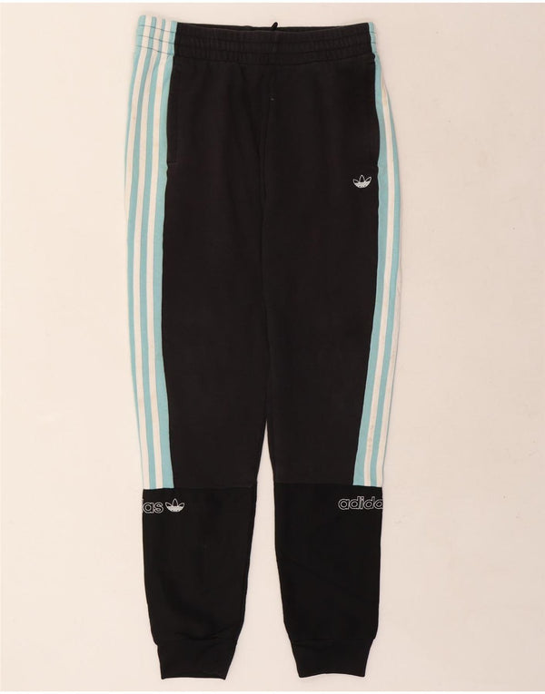 Adidas Chłopięce Spodnie Dresowe Joggery 15-16 Lat Czarny Kolorblok