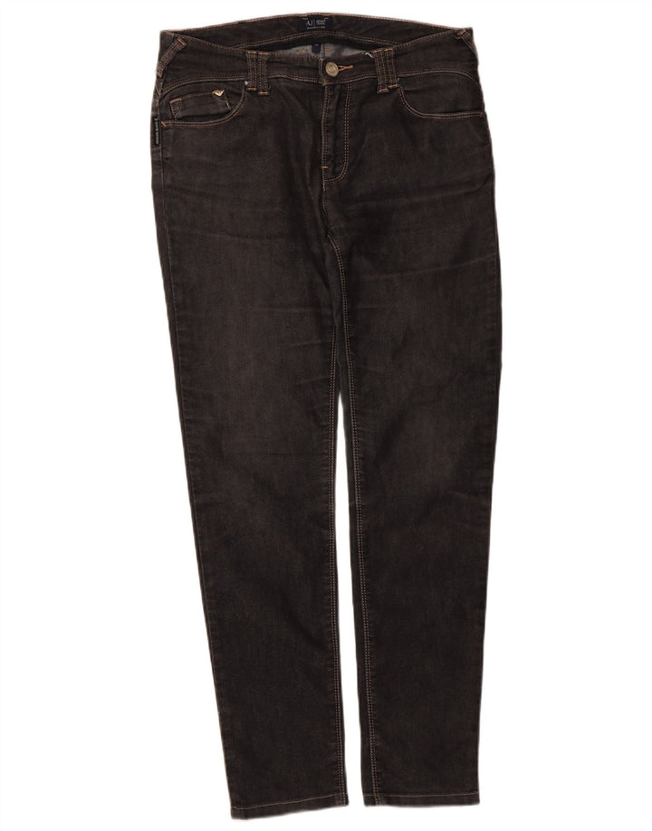 Damskie jeansy Armani W29 L28 czarne