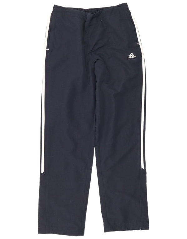 Damskie spodnie dresowe Adidas UK 12 Średni granatowy poliester sportowy