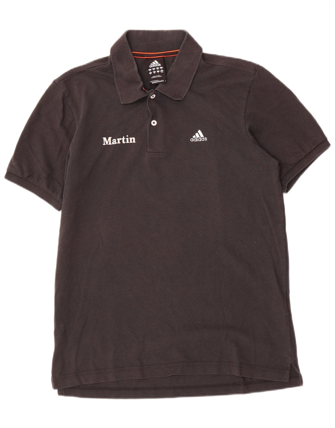Męska koszulka polo Adidas Martin Graphic, średnia czarna, bawełniana