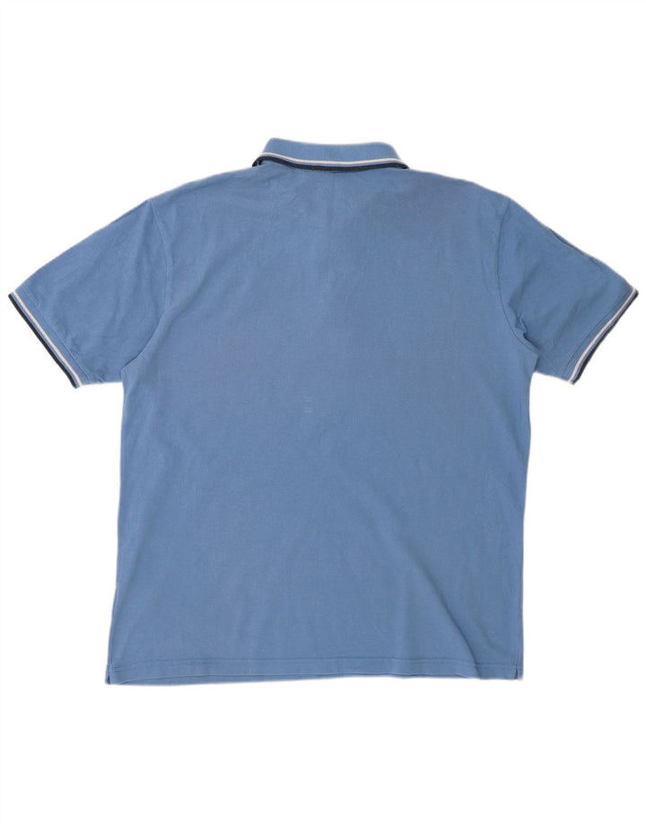 Męska koszulka polo DIADORA XL, niebieska, bawełniana