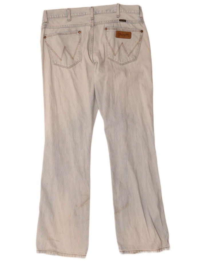 Wrangler Męskie dżinsy Dayton Bootcut W36 L34 Niebieskie bawełniane