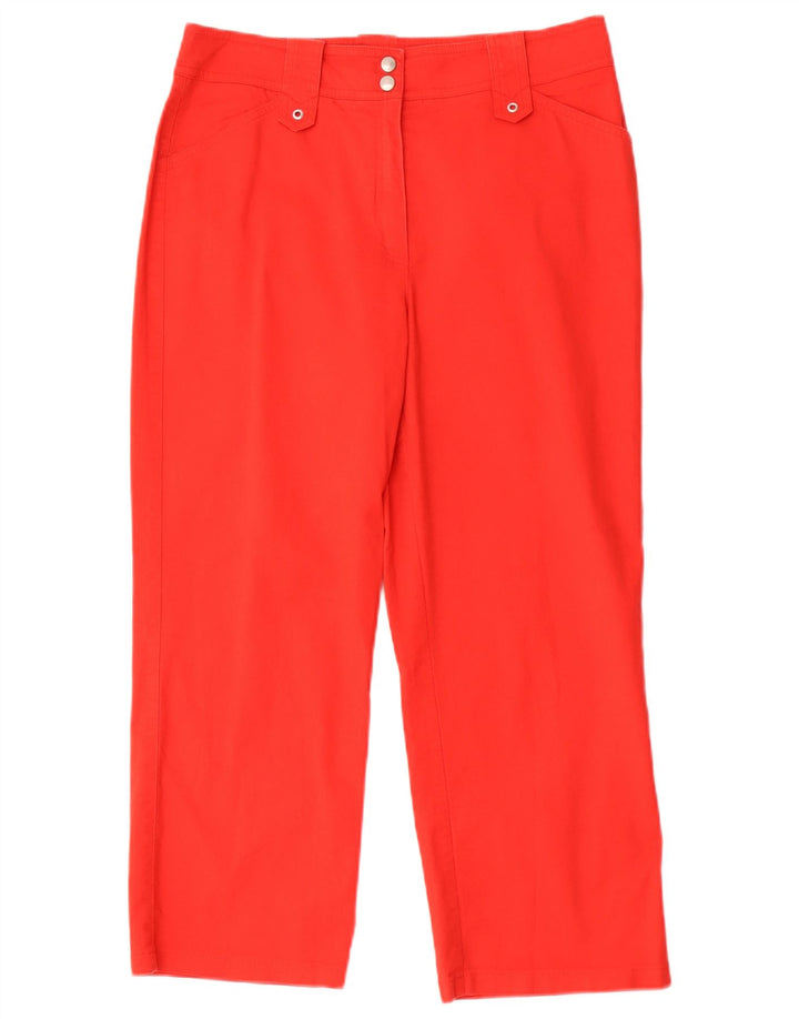 Damskie proste spodnie Roxy EU 40 Medium W30 L23 Czerwona bawełna