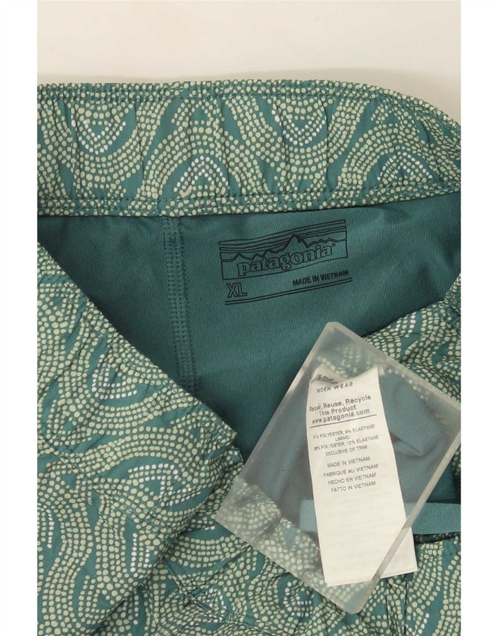 Skort damski Patagonia UK 18 XL, zielony, poliestrowy Chevron