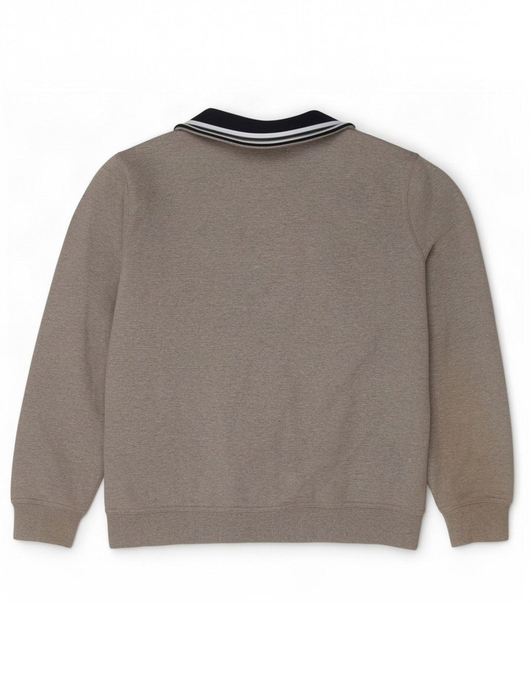 Crew Clothing Męska bluza z zamkiem błyskawicznym, duża, szara bawełna