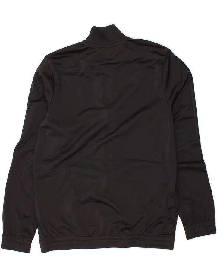 ADIDAS Boys Tracksuit Top Jacket 13-14 Years Black Polyester Vintage Adidas and Second-Hand Adidas from Messina Hembry 