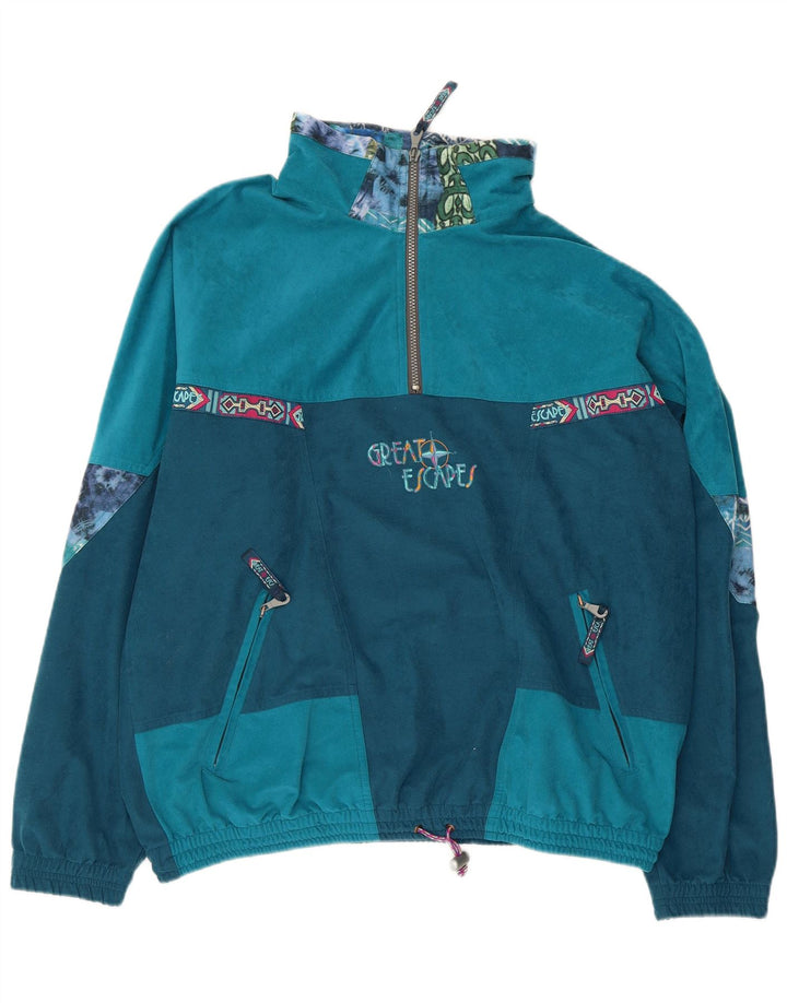 GREAT ESCAPES Męska bluza dresowa XL z niebieskim blokiem kolorów