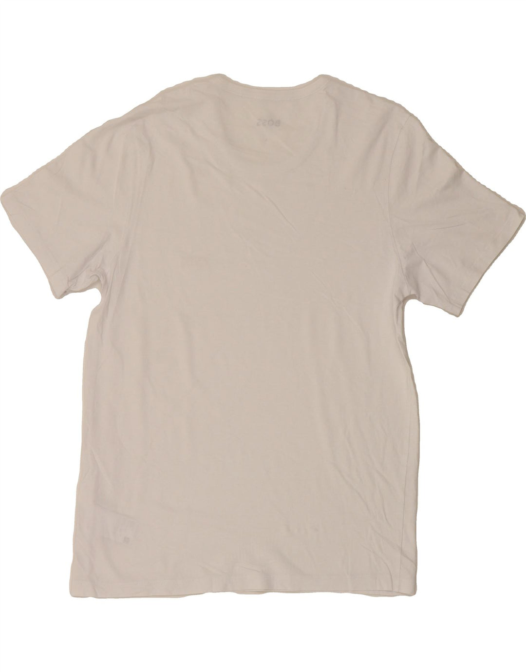 HUGO BOSS Mens T-Shirt Top Large White Cotton Vintage Hugo Boss and Second-Hand Hugo Boss from Messina Hembry 