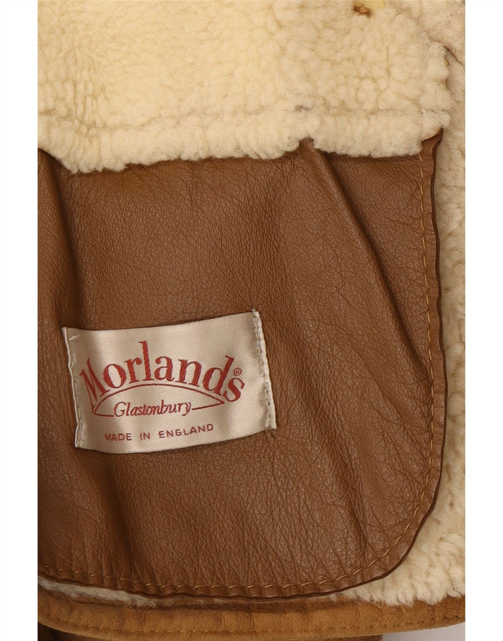 Męska kurtka Shearling Morlands Double Breasted UK 36 Small Brown