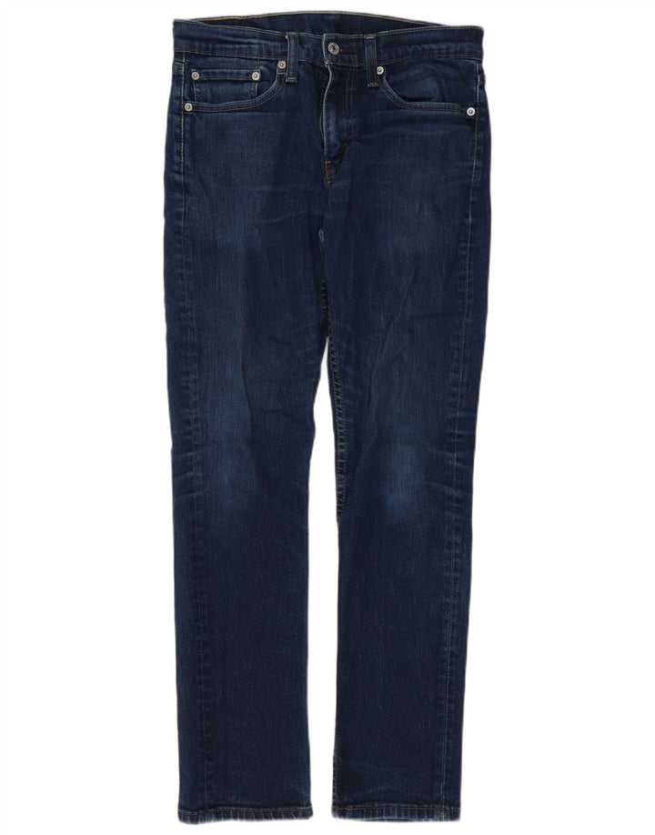 Męskie jeansy Levi's 511 Slim W31 L30 Granatowa bawełna