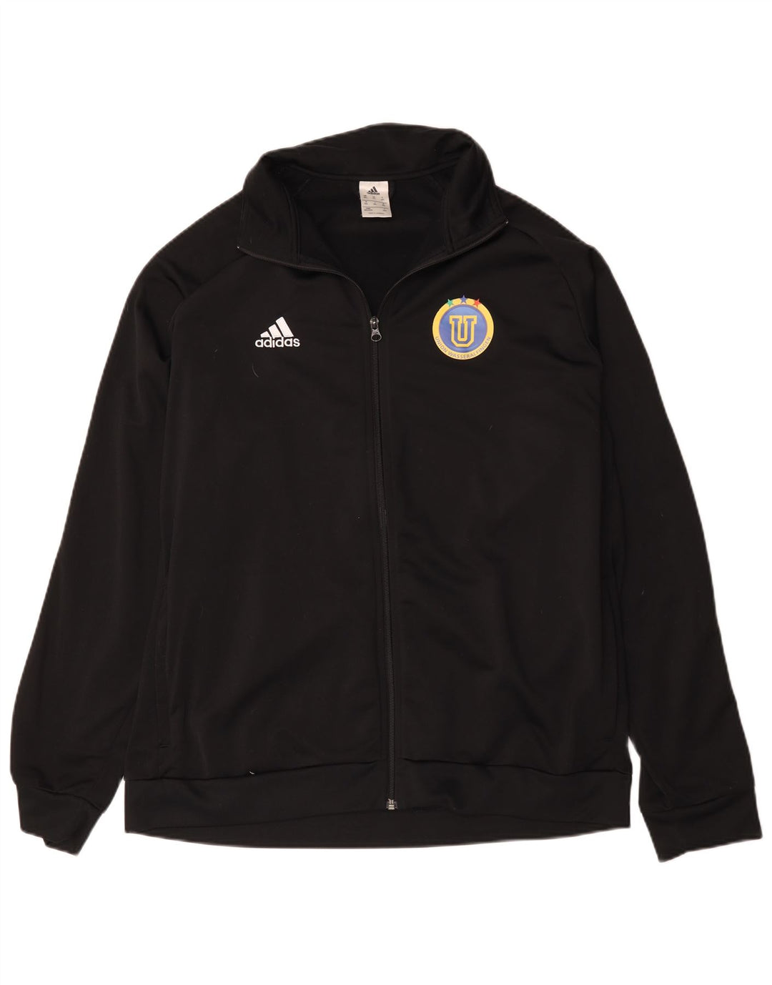 Adidas Męska bluza dresowa z grafiką 2XL Czarny poliester