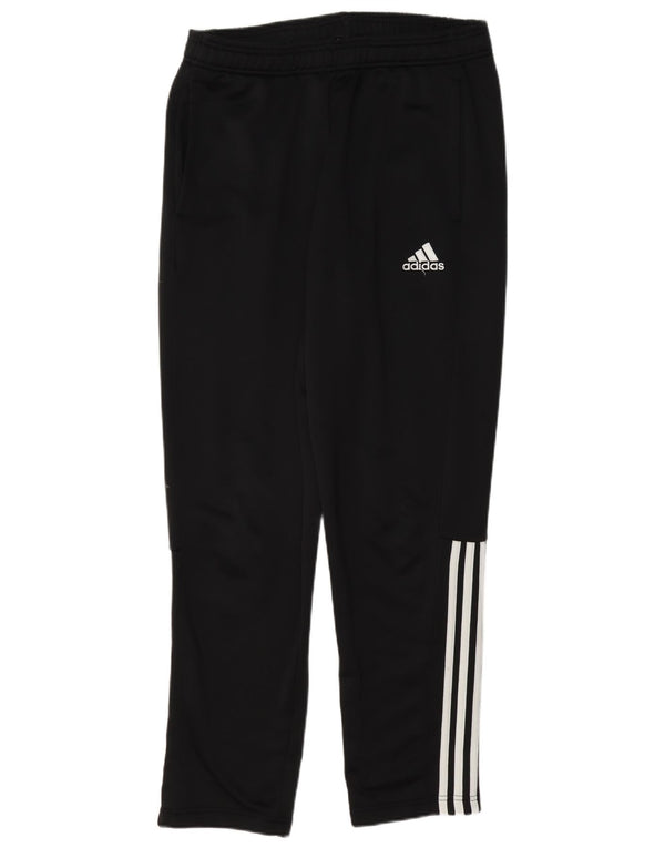 Męskie spodnie dresowe Adidas, średni czarny poliester