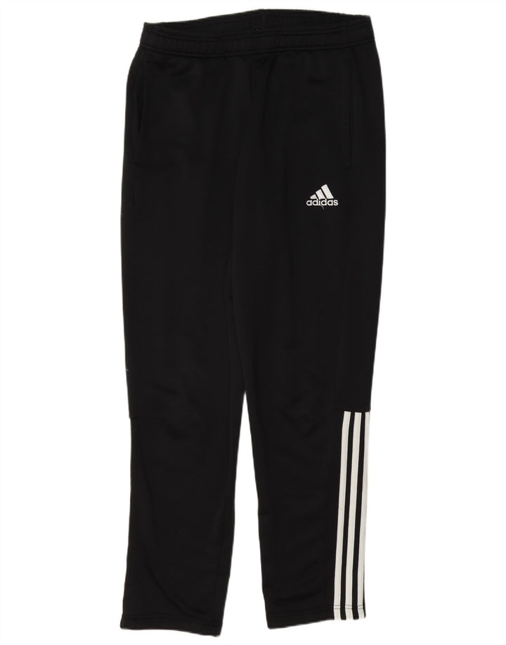 Męskie spodnie dresowe Adidas, średni czarny poliester