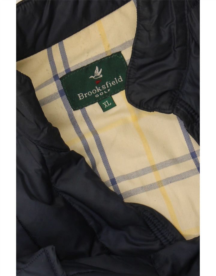 BROOKSFIELD Womens Padded Jacket UK 18 XL Navy Blue Polyamide