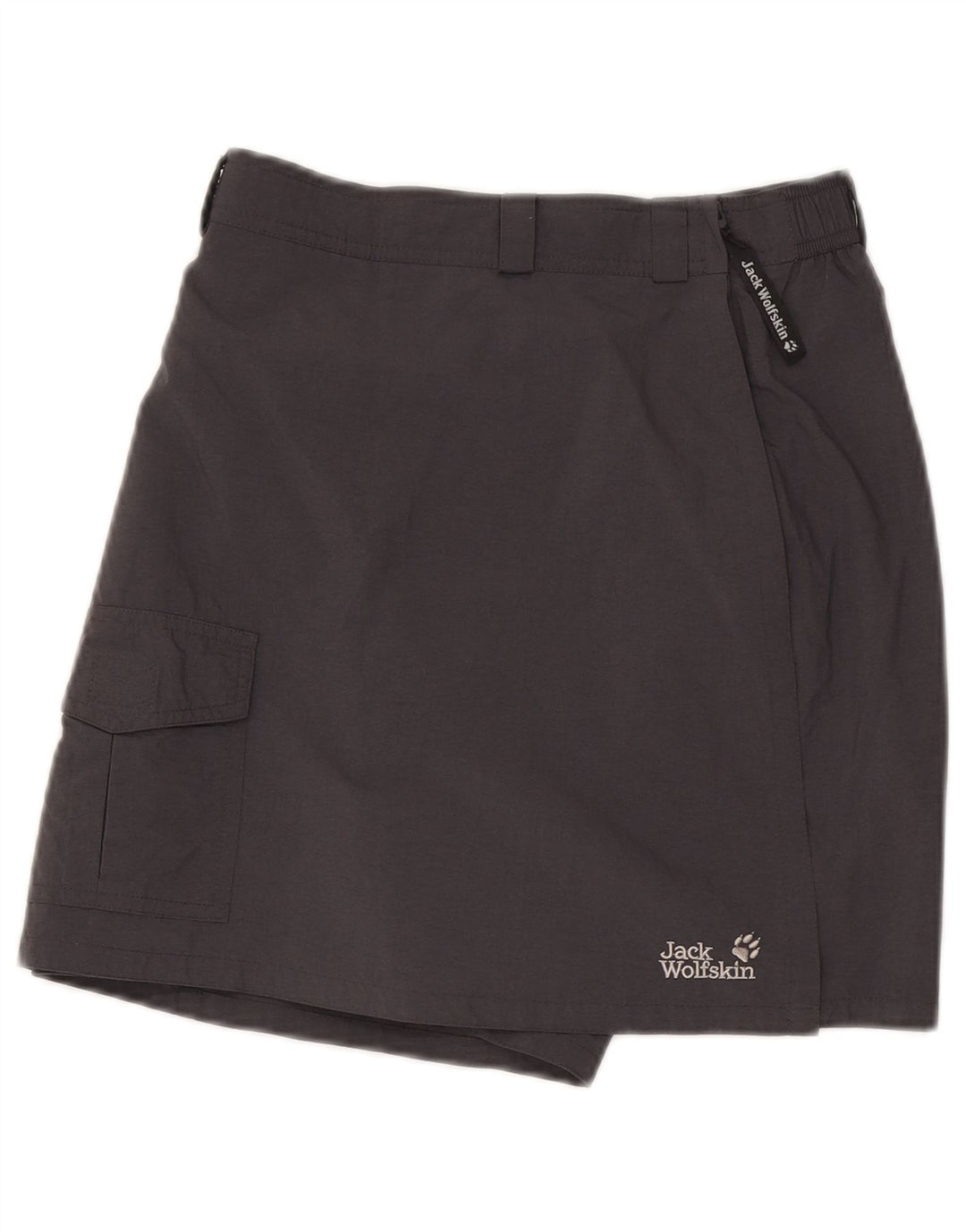 Damskie spodenki cargo Jack Wolfskin średnie W28 L6 szary poliester
