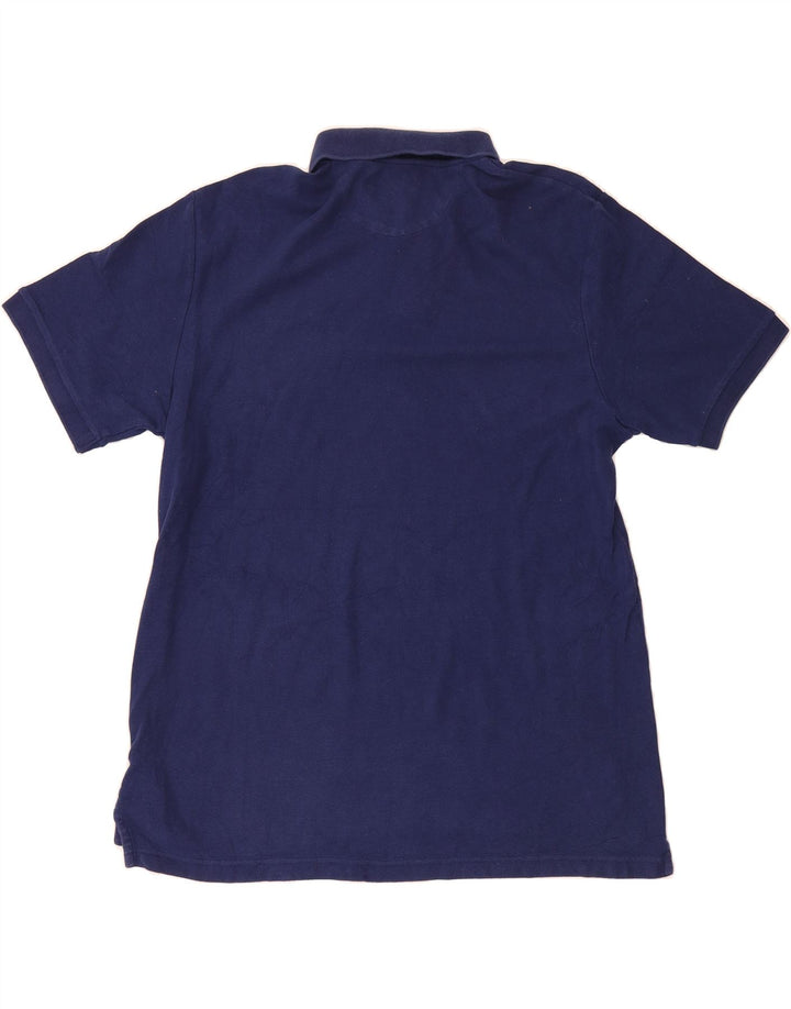 CHAPS Mens Polo Shirt Large Navy Blue Cotton Vintage Chaps and Second-Hand Chaps from Messina Hembry 
