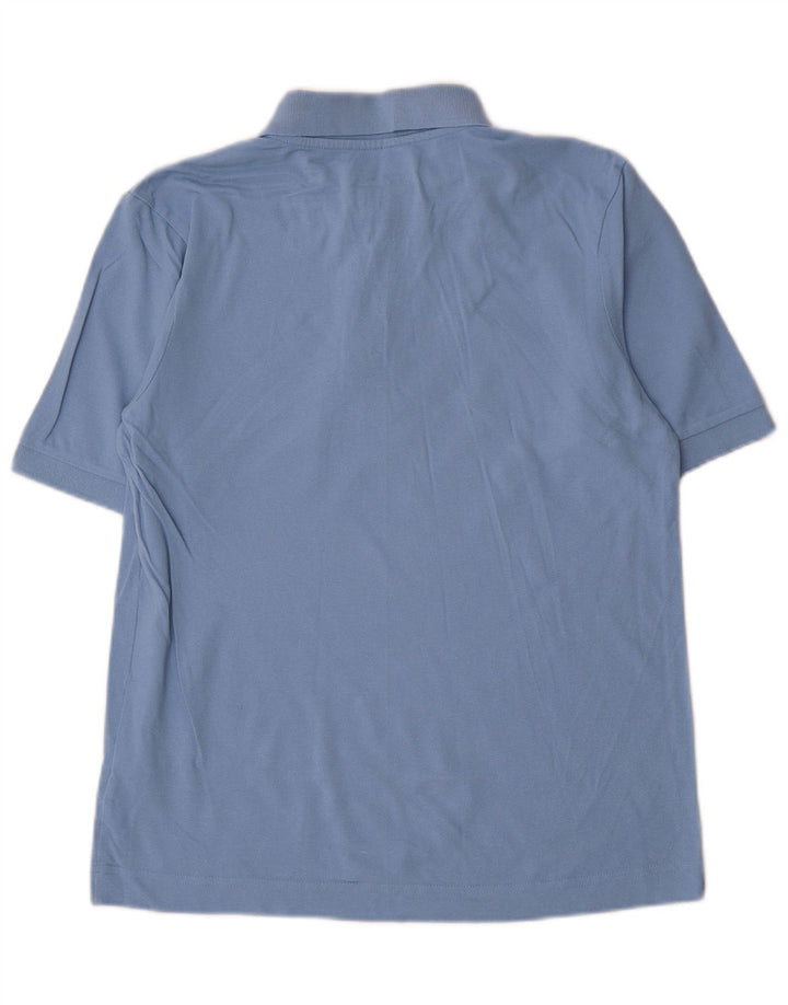 Męska koszulka polo Kappa, mała, niebieska, bawełniana