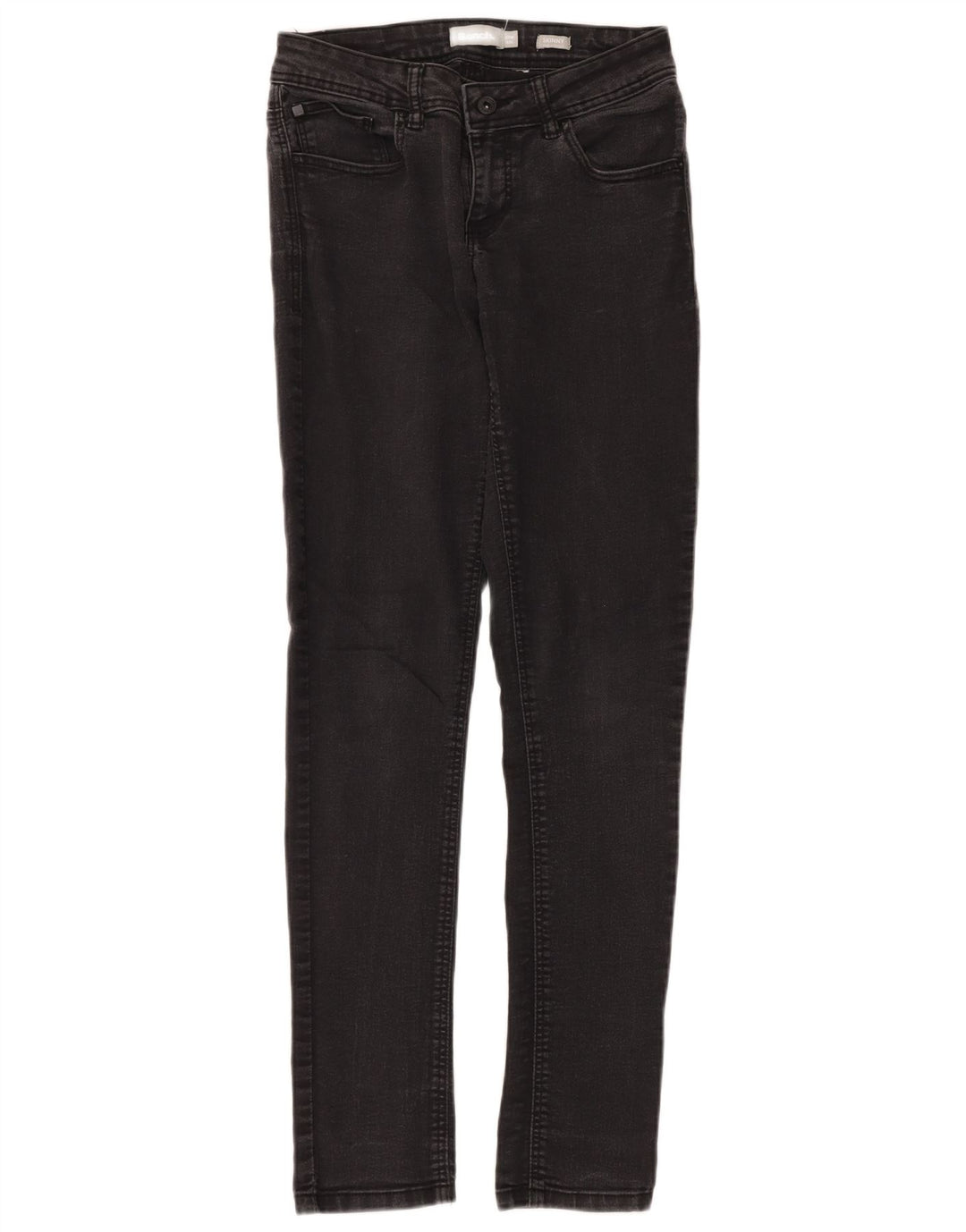 Damskie jeansy skinny Bench W27 L32 Czarne bawełniane