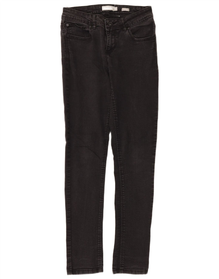 Damskie jeansy skinny Bench W27 L32 Czarne bawełniane
