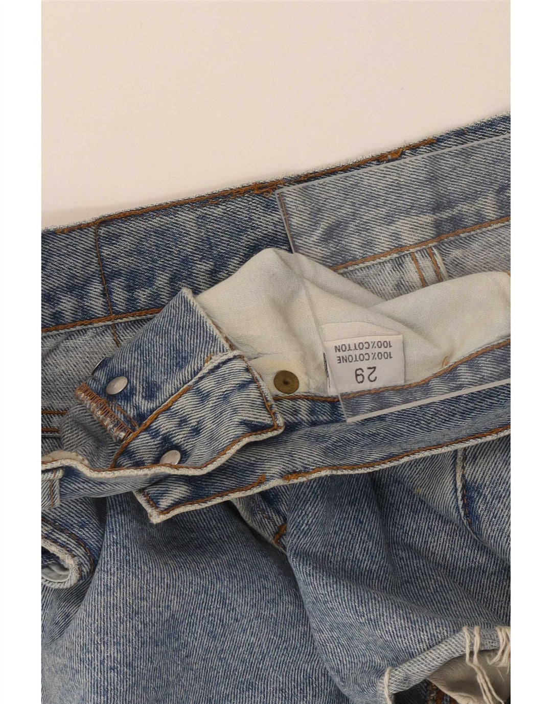 Damskie spodenki jeansowe Levi's Medium W29, niebieska bawełna