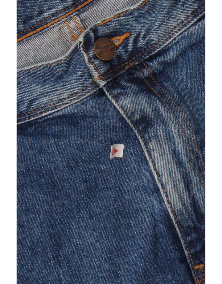 Męskie jeansy Wrangler Texas Straight W38 L30 Niebieskie bawełniane