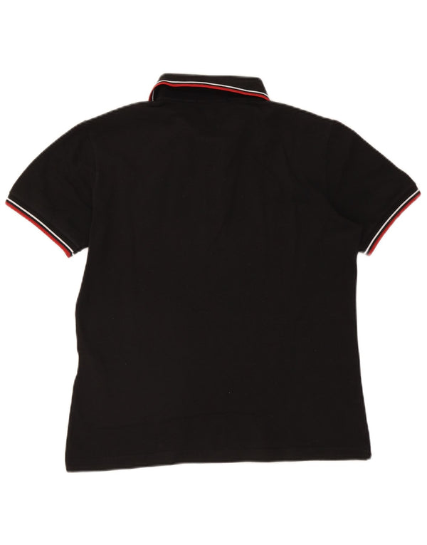 Męska koszulka polo Fred Perry, mała, czarna, bawełniana w paski