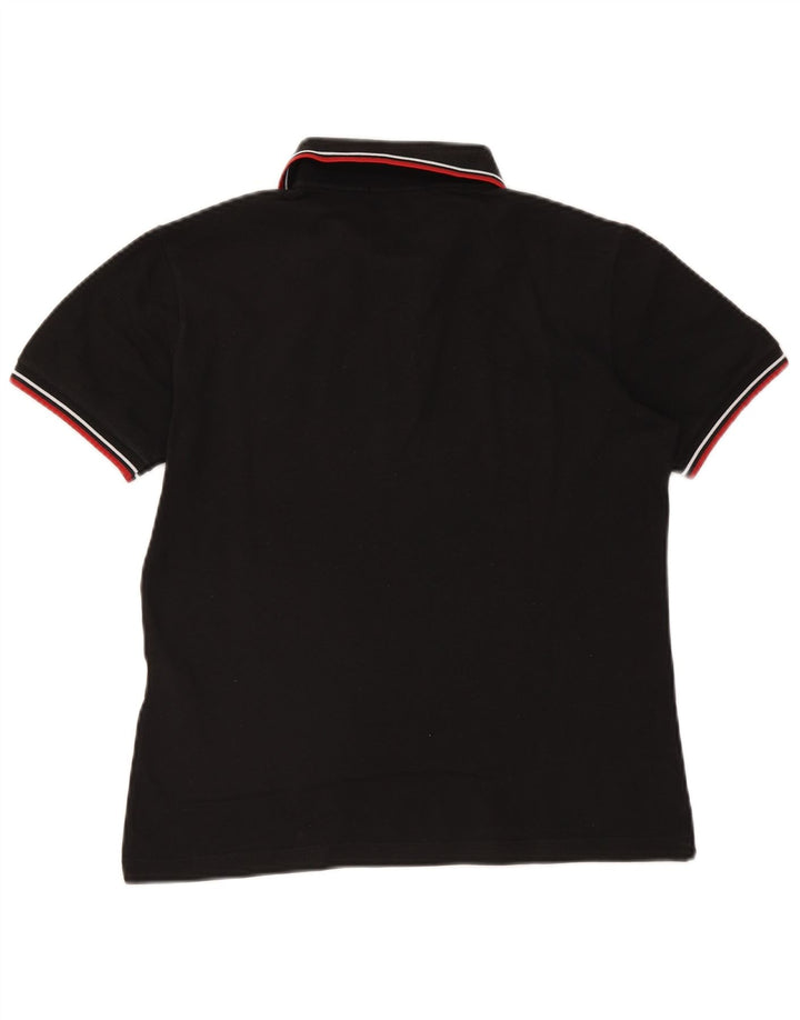 Męska koszulka polo Fred Perry, mała, czarna, bawełniana w paski