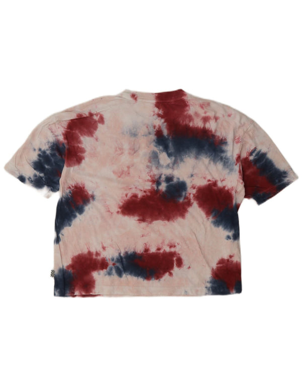 Damski T-shirt Vans Oversize z grafiką, wielokolorowy Tie Dye, UK 6 XS