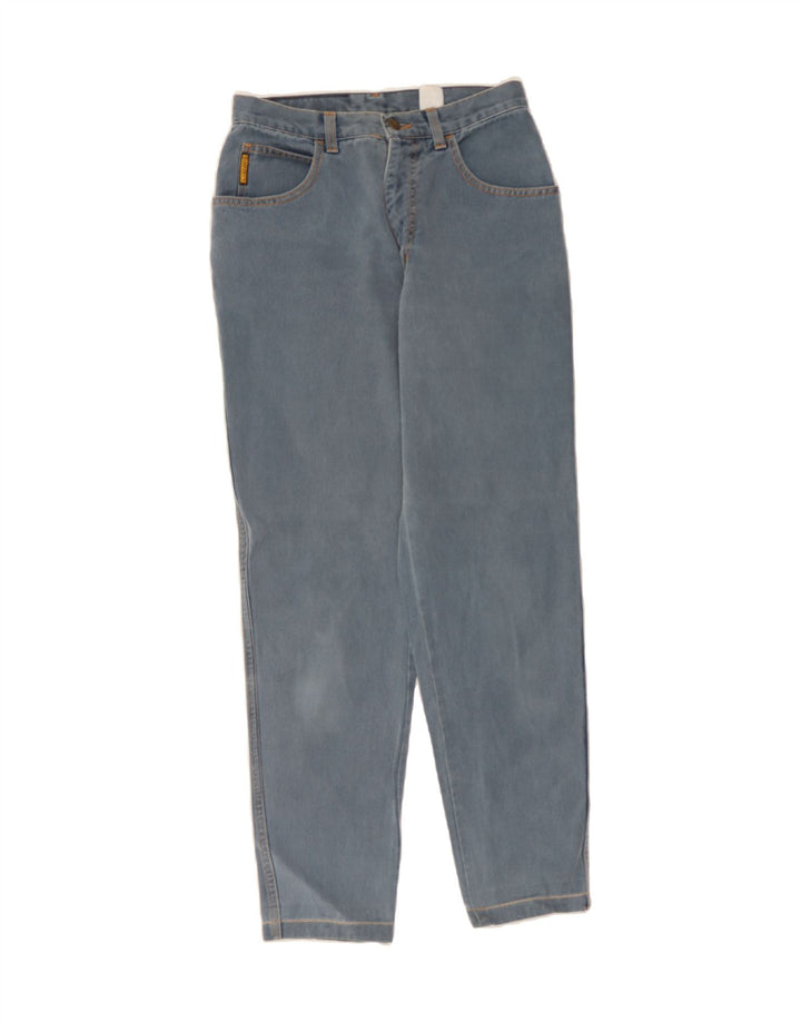 ARMANI Womens Tapered Jeans W30 L30 Blue Cotton Vintage Armani and Second-Hand Armani from Messina Hembry 