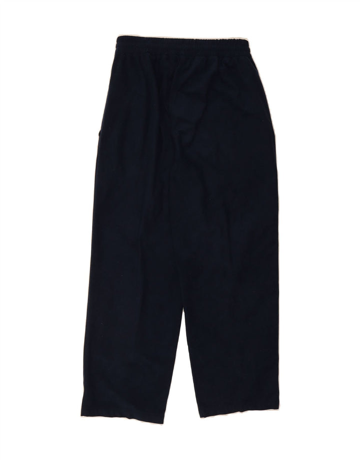 BRUGI Womens Velour Tracksuit Trousers Large Navy Blue Polyester Vintage Brugi and Second-Hand Brugi from Messina Hembry 