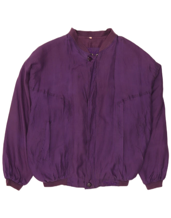 Męska kurtka bomber Pierre Cardin UK 42XL fioletowa
