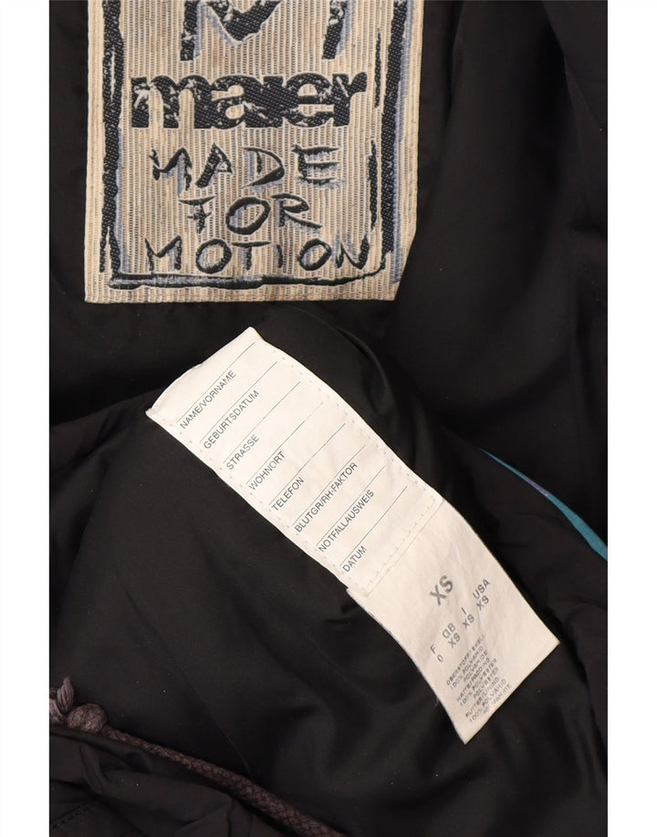 Męska kurtka wiatrówka oversize MAIER UK 6 XS w kolorze czarnym w kwiaty