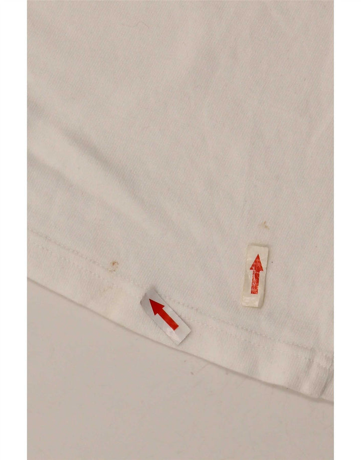 Męski T-shirt Vans z grafiką, bawełniany, średniej wielkości, w kolorze białym