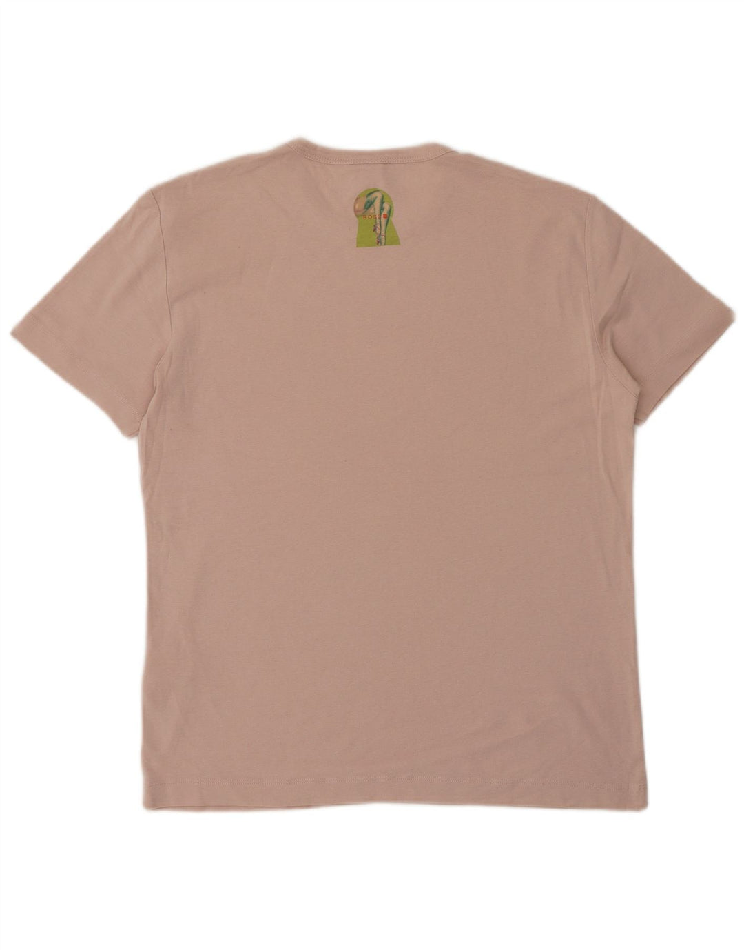 Damska koszulka z grafiką Hugo Boss Top UK 16, duża, różowa