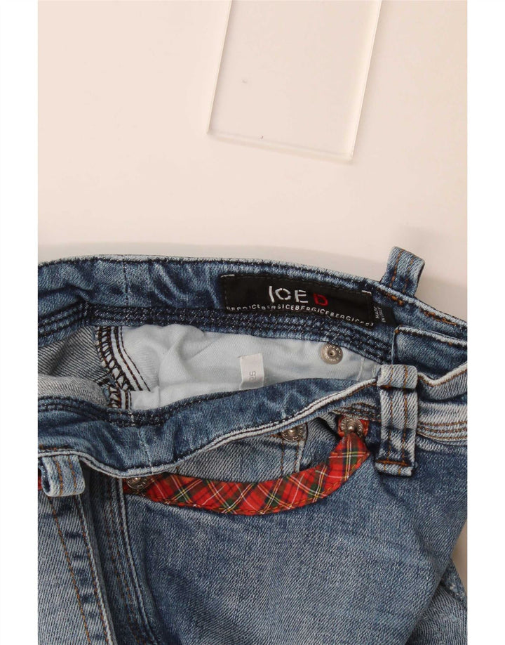 Damskie jeansy Iceberg w trudnej sytuacji W26 L27 Niebieskie