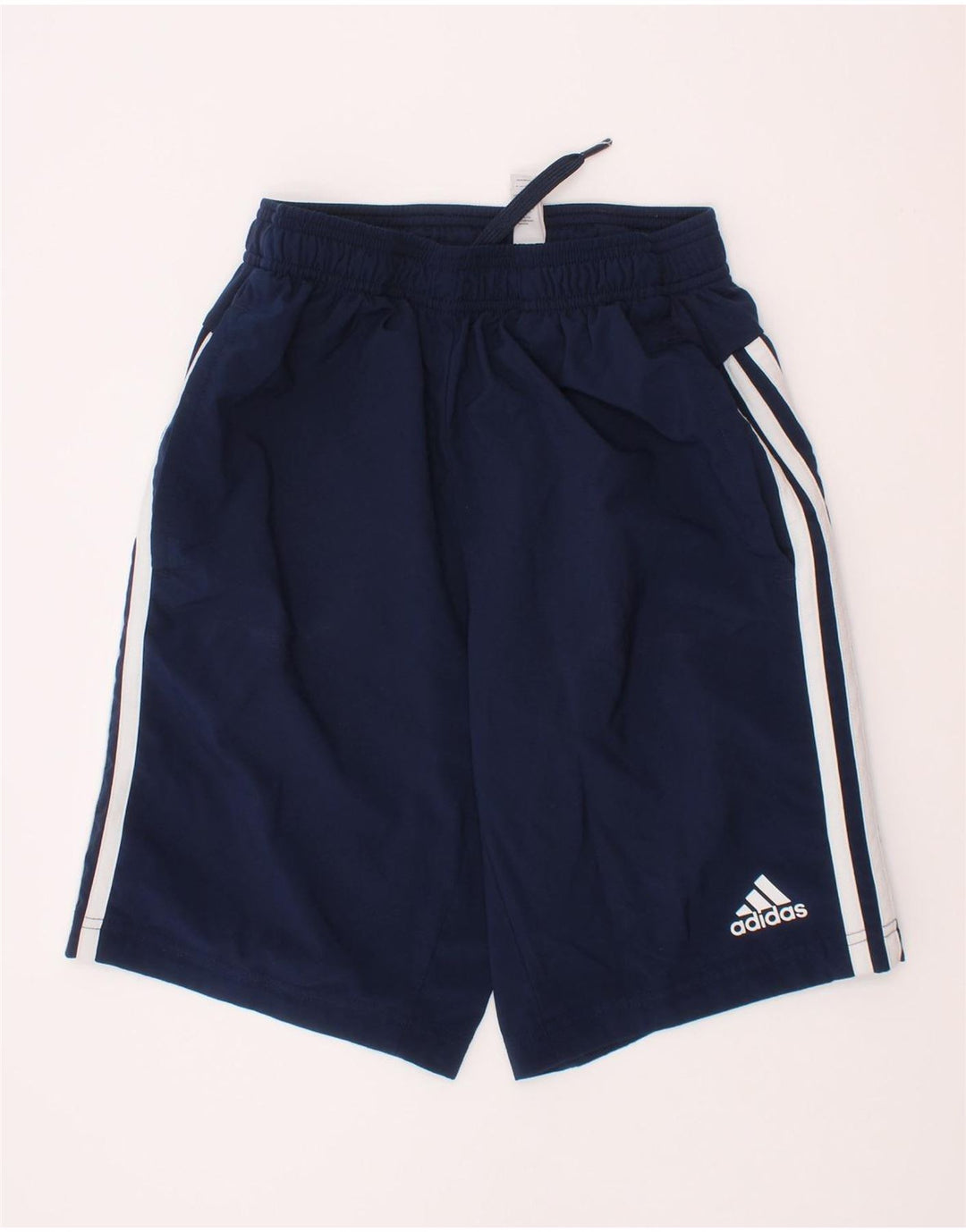 Spodenki sportowe chłopięce Adidas Climalite 11-12 lat, granatowe, poliestrowe