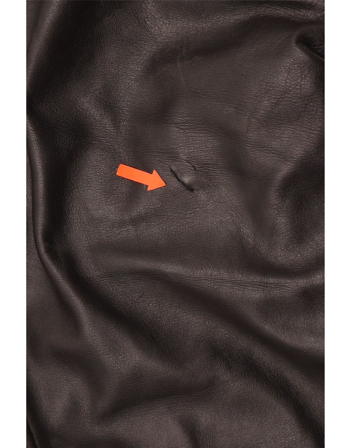 Damskie spodnie Moto Racer VINTAGE IT 44 Medium W30 L27 Czarna skóra